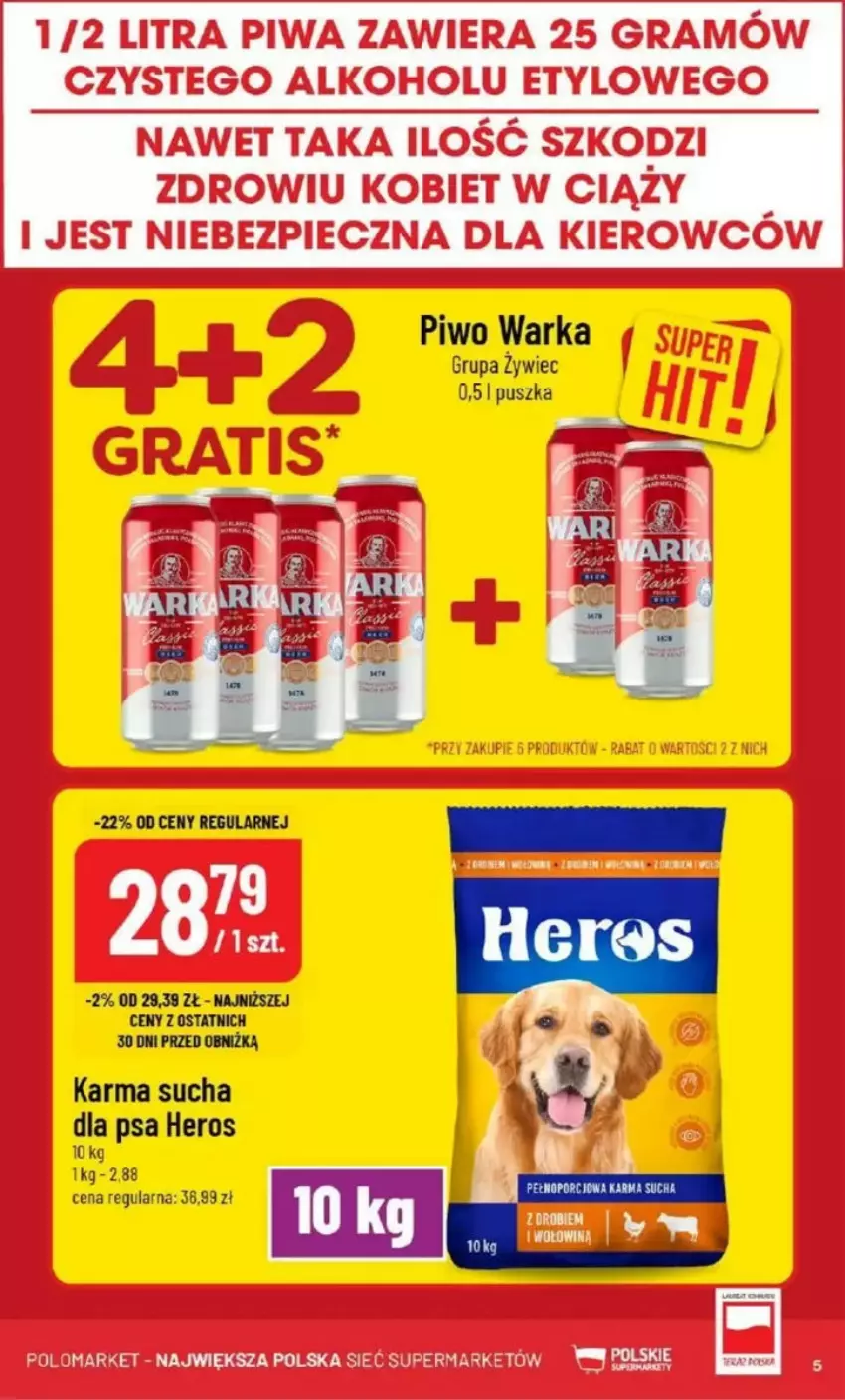 Gazetka promocyjna PoloMarket - ważna 05.03 do 11.03.2025 - strona 44 - produkty: Piwo, Warka