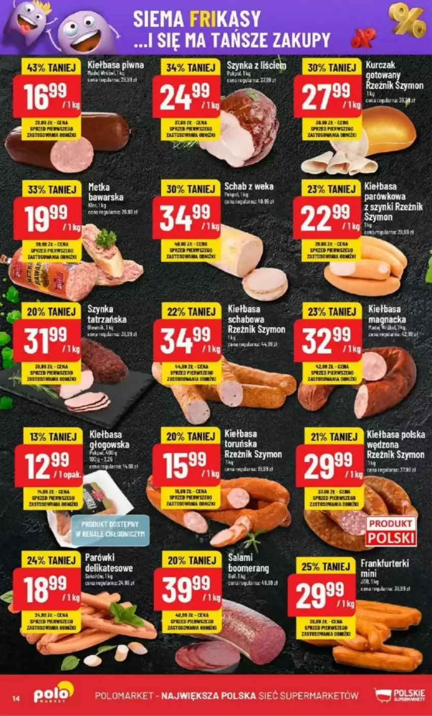 Gazetka promocyjna PoloMarket - ważna 05.03 do 11.03.2025 - strona 6 - produkty: Fa, Frankfurterki, Kiełbasa, Kiełbasa piwna, Koc, Kurczak