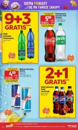 Gazetka promocyjna PoloMarket - Gazetka - ważna od 11.03 do 11.03.2025 - strona 28 - produkty: Gra, Red Bull, Mirinda, Coca-Cola, Pepsi, Napój gazowany, Fanta, Woda, Sprite, Napój, Fa