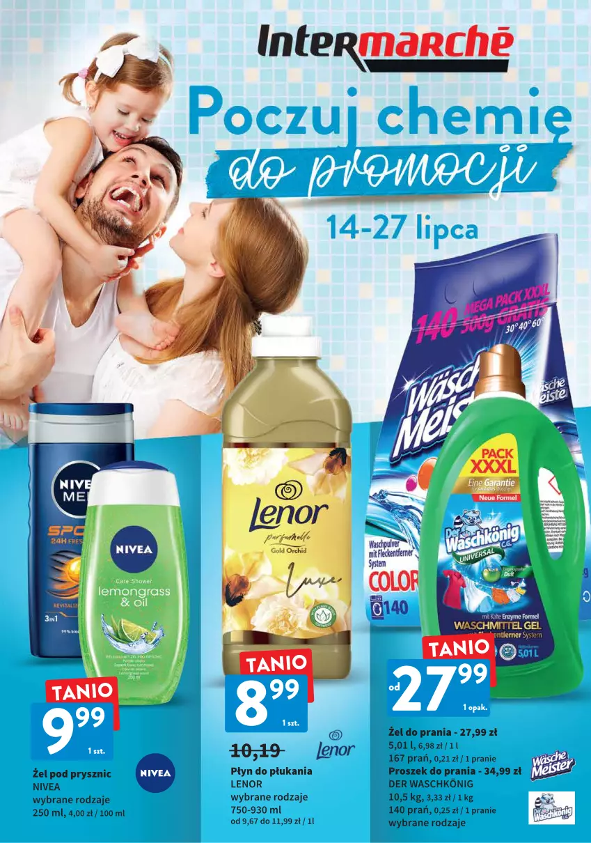 Gazetka promocyjna Intermarche - Chemia - ważna 14.07 do 27.07.2022 - strona 1 - produkty: Fa, Lenor, Nivea, Płyn do płukania