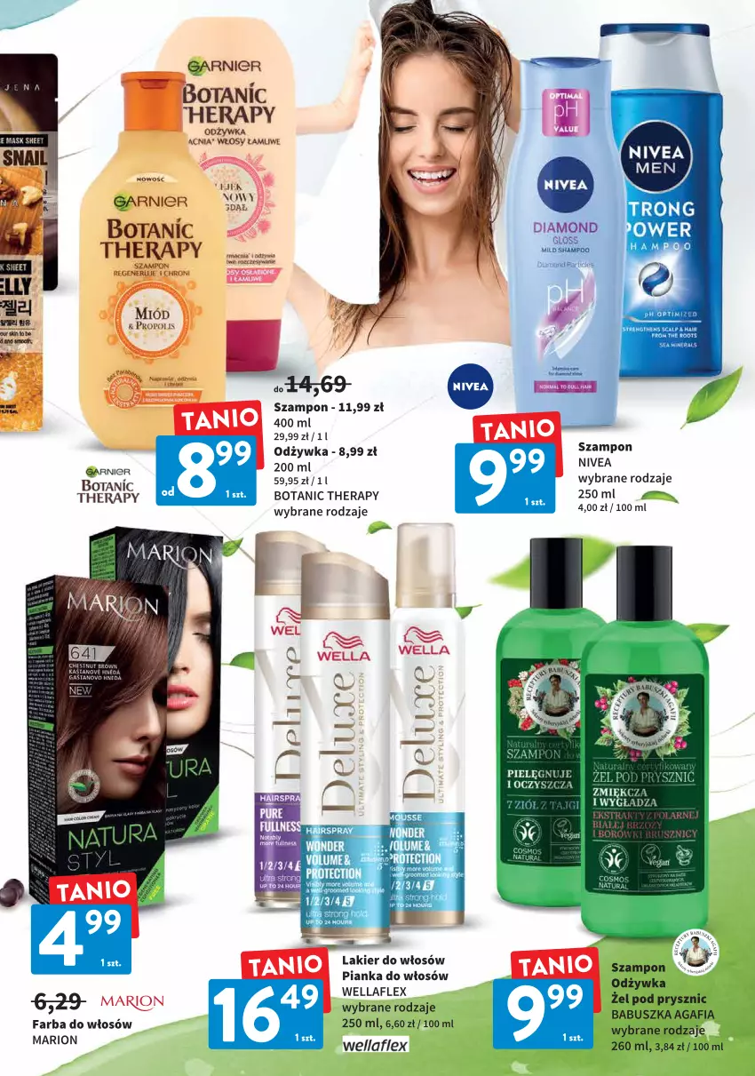 Gazetka promocyjna Intermarche - Chemia - ważna 14.07 do 27.07.2022 - strona 11 - produkty: Fa, Farba do włosów, Garnier, Lakier, Lakier do włosów, Nivea, Odżywka, Pianka do włosów, Szampon, Wella, Wellaflex