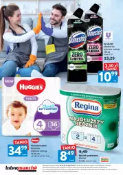Gazetka promocyjna Intermarche - Chemia - Gazetka - ważna od 27.07 do 27.07.2022 - strona 12 - produkty: Domestos, Gin, Papier, Majtki, Ręcznik, Rolki, Huggies, Pieluchomajtki
