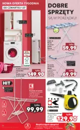 Gazetka promocyjna Kaufland - OFERTA TYGODNIA - Gazetka - ważna od 07.07 do 07.07.2021 - strona 38 - produkty: Piec, Pralki, Por, Deska do prasowania, Kosz, Siatka, Szafka, Suszarka, Szafka łazienkowa, Suszarka na pranie