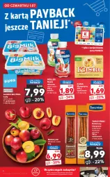 Gazetka promocyjna Kaufland - OFERTA TYGODNIA - Gazetka - ważna od 07.07 do 07.07.2021 - strona 4 - produkty: Piec, Big Milk, Lody, Tarczyński, Margaryna, Algida, Müller, Napój mleczny, Kabanos, Kasia, Napój, Nektar, LG