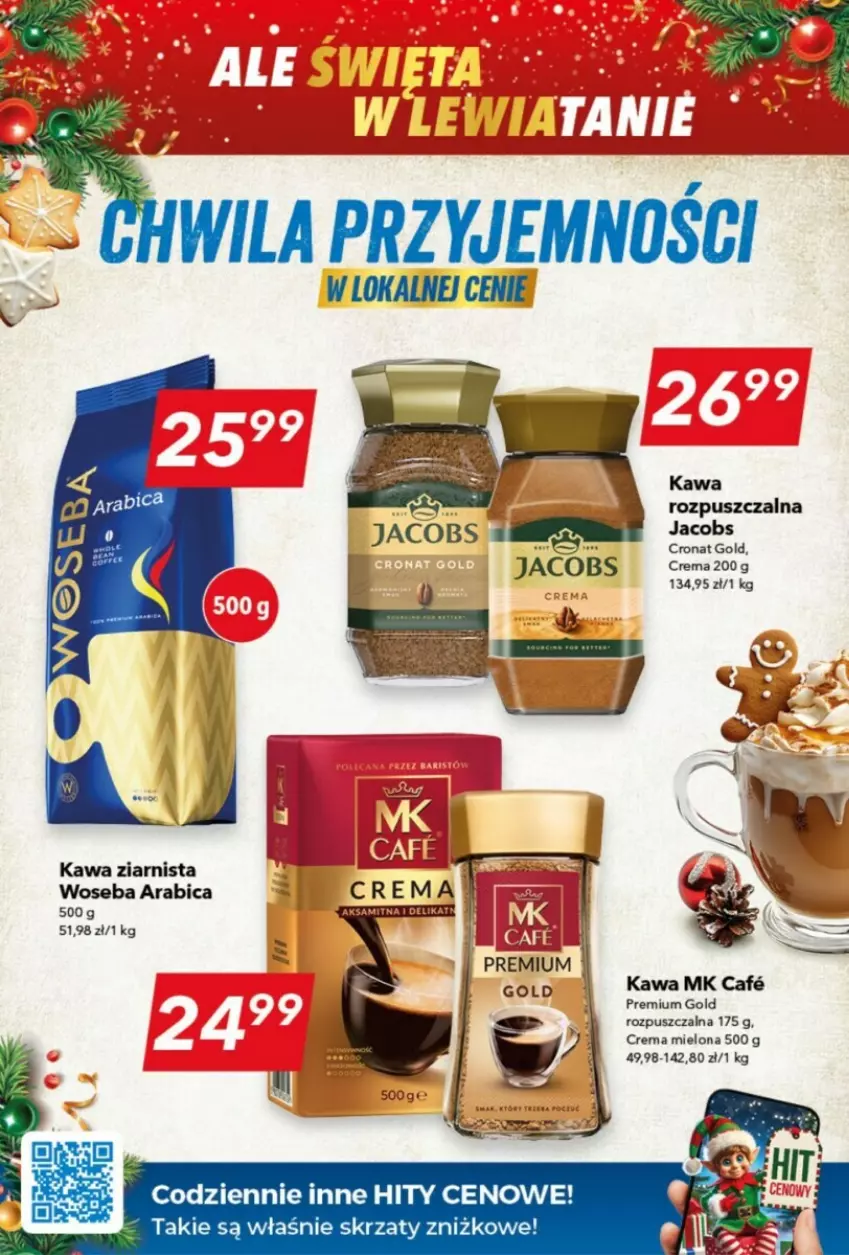 Gazetka promocyjna Lewiatan - ważna 17.12 do 24.12.2024 - strona 3 - produkty: BIC, Jacobs, Kawa, Kawa rozpuszczalna, Kawa ziarnista, Skrzat, Woseba