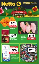 Gazetka promocyjna Netto - Artykuły spożywcze - Gazetka - ważna od 17.12 do 17.12.2023 - strona 1 - produkty: Kurczak, Filet z piersi kurczaka, Cukier, Kawa mielona, Kawa, Diamant, Cukierki