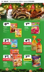Gazetka promocyjna Netto - Artykuły spożywcze - Gazetka - ważna od 17.12 do 17.12.2023 - strona 14 - produkty: Piec, Cukier, Bell, Proszek do pieczenia, Dr. Oetker, Galaretka, Cukier wanilinowy, Gala, Helio, Babeczki, Fa