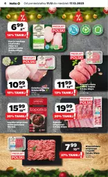 Gazetka promocyjna Netto - Artykuły spożywcze - Gazetka - ważna od 17.12 do 17.12.2023 - strona 6 - produkty: Kurczak, Mięso mielone, Por, Golonka z indyka, Mięso