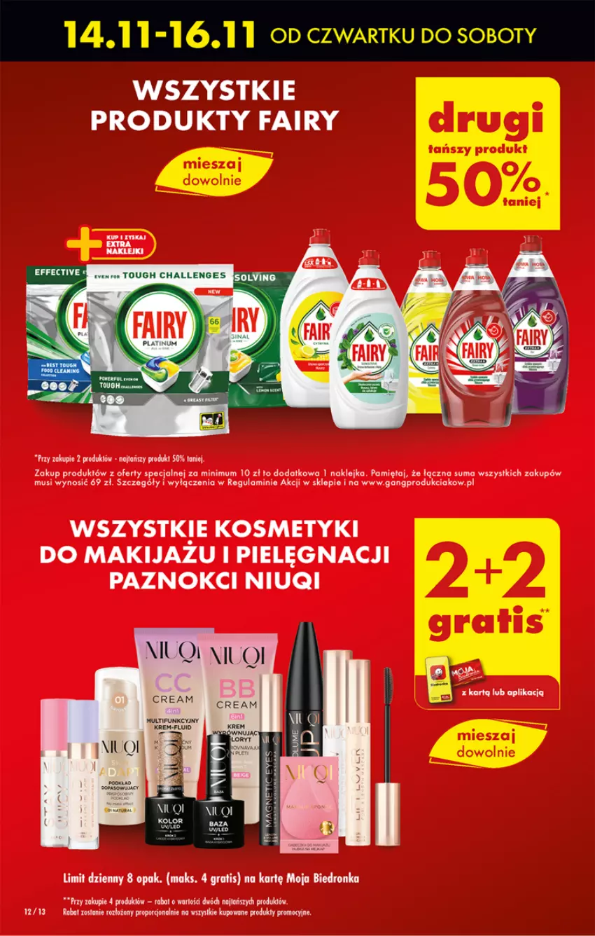 Gazetka promocyjna Biedronka - Od Czwartku - ważna 14.11 do 20.11.2024 - strona 12 - produkty: AEG, Fa, Fairy, Gra, Klej, Mięta, Mus, Niuqi, Por