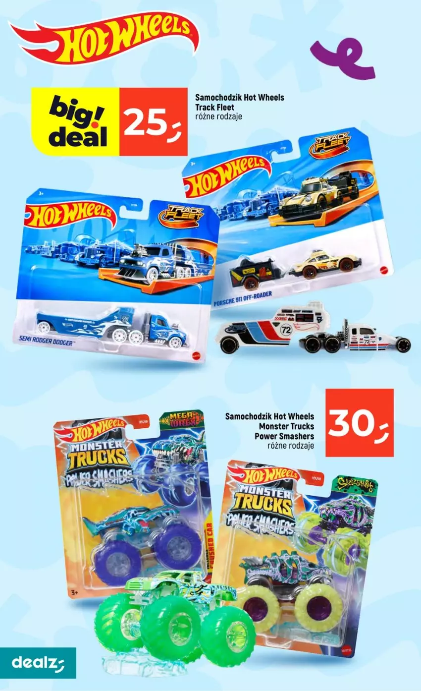 Gazetka promocyjna Dealz - NOWA GAZETKA - ważna 14.05 do 20.05.2026 - strona 20 - produkty: Chodzik, Hot Wheels, Monster truck