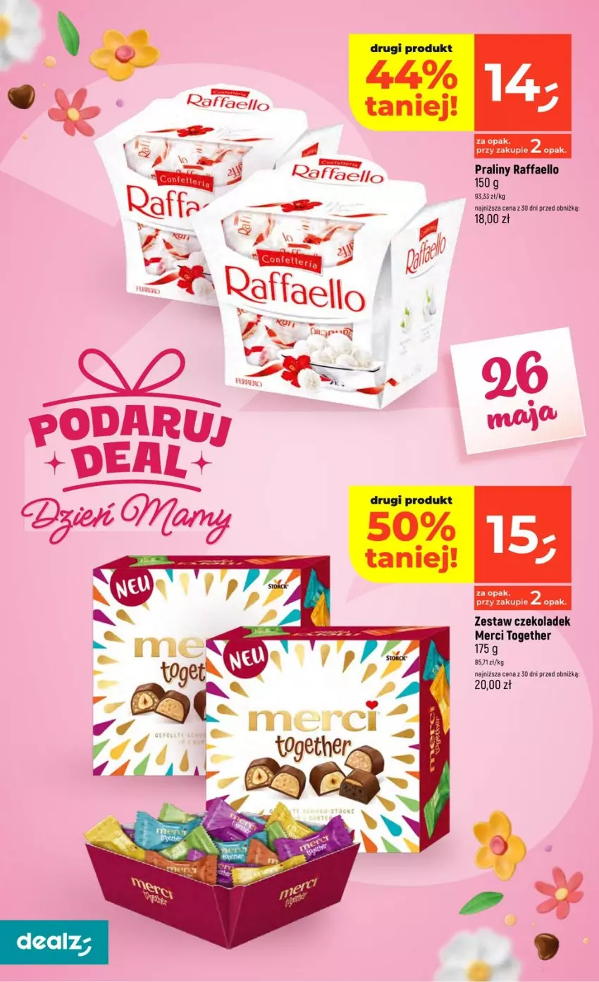 Gazetka promocyjna Dealz - NOWA GAZETKA - ważna 14.05 do 20.05.2026 - strona 32 - produkty: Fa, Merci, Praliny, Raffaello