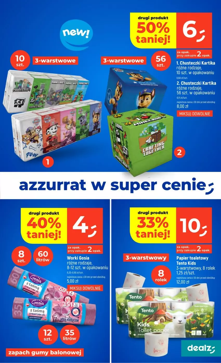 Gazetka promocyjna Dealz - NOWA GAZETKA - ważna 14.05 do 20.05.2026 - strona 47 - produkty: Chusteczki, Papier, Papier toaletowy