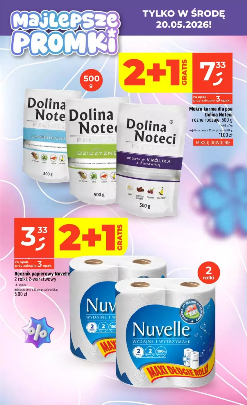 Gazetka promocyjna Dealz - NOWA GAZETKA - ważna 14.05 do 20.05.2026 - strona 7 - produkty: Gin, Mokra karma, Papier, Ręcznik, Rolki