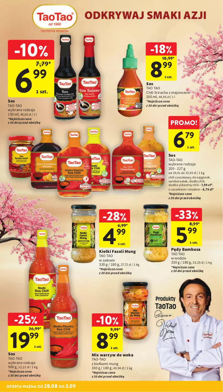 Gazetka promocyjna Intermarche - Gazetka promocyjna - ważna 28.08 do 03.09.2025 - strona 34 - produkty: Fa, Fasoli mung, Kiełki, Majonez, Pędy bambusa, Sos