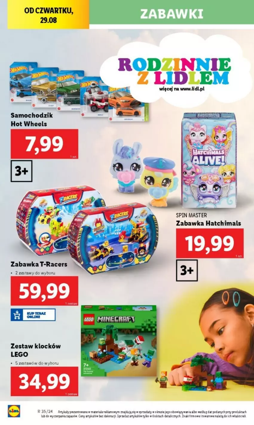 Gazetka promocyjna Lidl - ważna 26.08 do 31.08.2024 - strona 28 - produkty: Acer, Chodzik, Hatchimals, Hot Wheels, LEGO, Zabawka