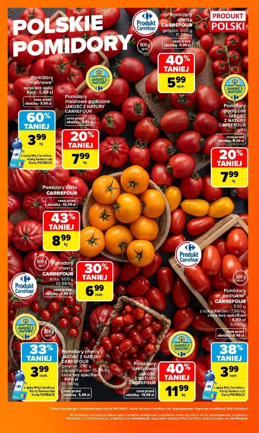 Gazetka promocyjna Carrefour - Gazetka Carrefour, Market w SUMIE weź to na świeżo - ważna 10.08 do 14.08.2026 - strona 4 - produkty: Pomidory
