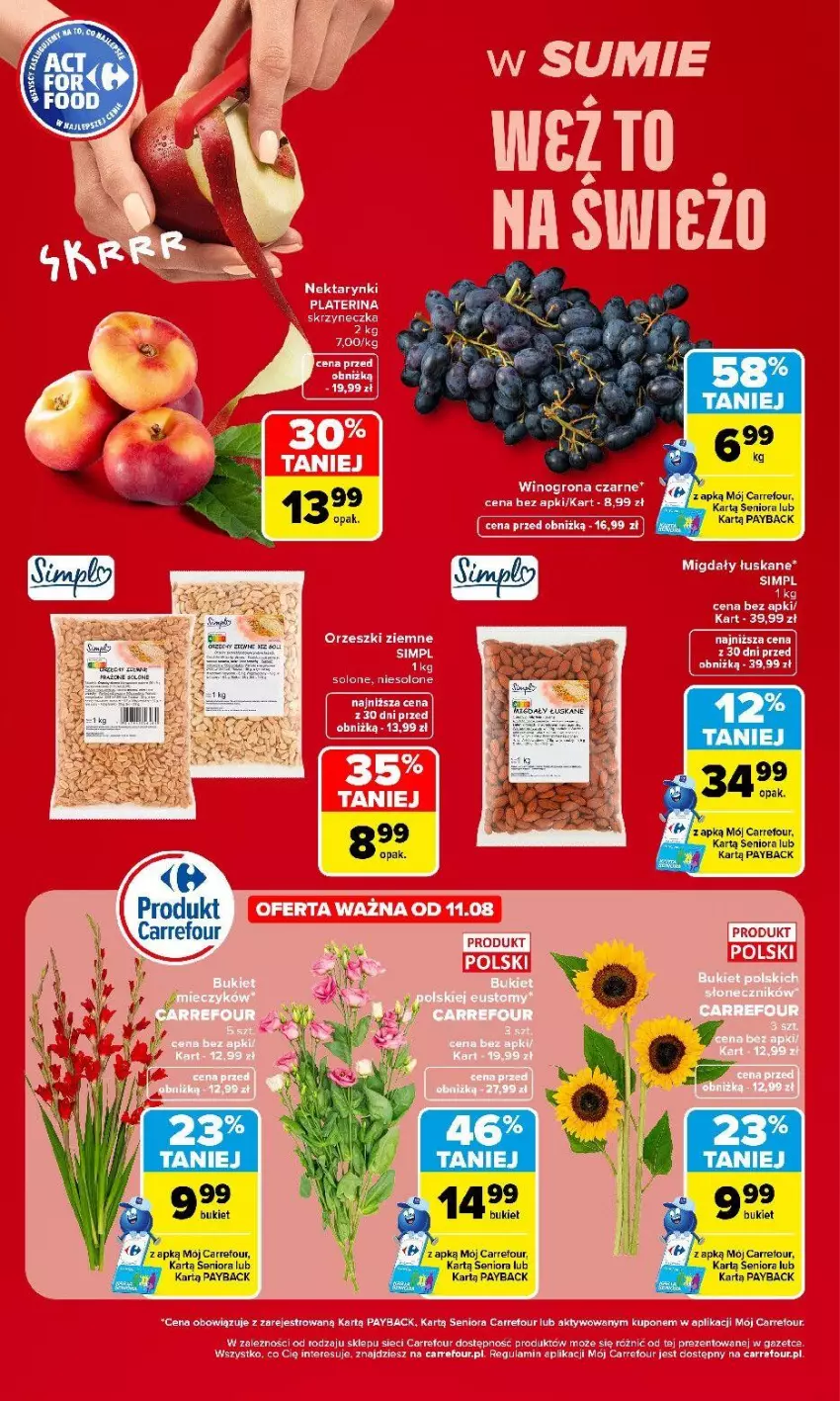 Gazetka promocyjna Carrefour - Gazetka Carrefour, Market w SUMIE weź to na świeżo - ważna 10.08 do 14.08.2026 - strona 6 - produkty: Fa, Jaja