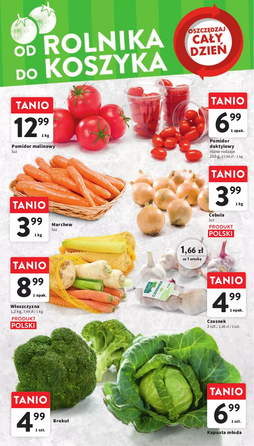 Gazetka promocyjna Intermarche - ważna 22.02 do 28.02.2024 - strona 12 - produkty: Cebula, Czosnek, Pomidor malinowy