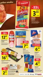 Gazetka promocyjna Intermarche - Gazetka - ważna od 28.02 do 28.02.2024 - strona 19 - produkty: Sok, Ser, Sokołów, Pasztet, Serdelki, Szynka, Morliny, Kabanos, Olewnik, Berlinki