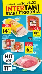 Gazetka promocyjna Intermarche - Gazetka - ważna od 28.02 do 28.02.2024 - strona 8 - produkty: Polędwica, Szynka, Koreczki śledziowe, Kiełbasa, Kiełbasa śląska
