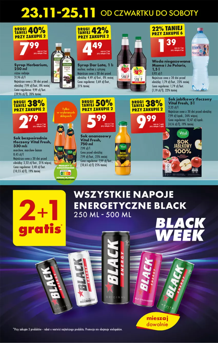 Gazetka promocyjna Biedronka - Od czwartku - ważna 23.11 do 29.11.2023 - strona 49 - produkty: Lack, Napoje