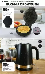 Gazetka promocyjna Netto - Gazetka - ważna od 14.08 do 14.08.2024 - strona 6 - produkty: Czajnik elektryczny, Czajnik, Kuchnia, Gofrownica, Pokrywa