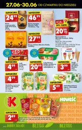 Gazetka promocyjna Biedronka - Od czwartku - Gazetka - ważna od 03.07 do 03.07.2024 - strona 40 - produkty: Torebka, Ser, Kawa ziarnista, Kisiel, Stek, Kawa, Lion, Lipton, Mango, Fa