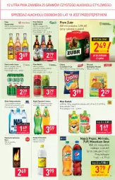 Gazetka promocyjna Stokrotka - Supermarket - Gazetka - ważna od 13.10 do 13.10.2021 - strona 11 - produkty: Piwa, Piwo, Nałęczowianka, Sok, Mus, Gra, 7up, Napój energetyczny, Beskidzki, Chipsy, Mirinda, Desperados, Pepsi, Schweppes, Crunchips, Owoce, Kubuś, Woda, Napój