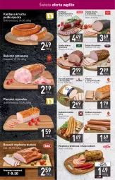 Gazetka promocyjna Stokrotka - Supermarket - Gazetka - ważna od 13.10 do 13.10.2021 - strona 4 - produkty: Piec, Kurczak, Chrzan, Polędwica, Sok, Pieczeń rzymska, Sokołów, Kurczak gotowany, Kiełbasa krakowska, Pasztet, Karp, Duda, Szynka, Kiełbasa krucha, Boczek, Kiełbasa, Olewnik, HP, Fa