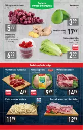 Gazetka promocyjna Stokrotka - Supermarket - Gazetka - ważna od 13.10 do 13.10.2021 - strona 5 - produkty: Kurczak, Sałat, Winogrona, Rosół, Boczek, Wołowina, Flaki, Wino, Pomidory, Flaki wołowe, Boczek wieprzowy, Imbir