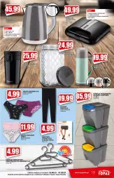 Gazetka promocyjna Topaz - Gazetka - Gazetka - ważna od 01.09 do 01.09.2021 - strona 19 - produkty: Ubrania, Top, Gin, Przewód, Wieszak, Majtki, Rajstopy, Pojemnik, Dzieci, Kubek termiczny, Kubek