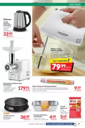 Gazetka promocyjna Makro - [Oferta promocyjna] Artykuły spożywcze i przemysłowe - Gazetka - ważna od 08.08 do 08.08.2022 - strona 25 - produkty: Piec, Top, Ser, Gra, Tortownica, Papier, Maszynka do mielenia, Czajnik, Kuchnia, Mikser, Lack, Mieszadło, Szynka, Mikser ręczny, Maszynka, Papier do pieczenia, Fa