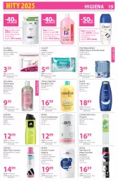 Gazetka promocyjna Hebe - Gazetka - Gazetka - ważna od 15.01 do 15.01.2026 - strona 19 - produkty: Nivea Men, Chanson d’eau, Pur, Mus, Gin, Papier, Dezodorant, Perfum, Adidas, Velvet, Dove, Lack, Cleanic, Mydło, Antyperspirant, Nivea, Control, Fa