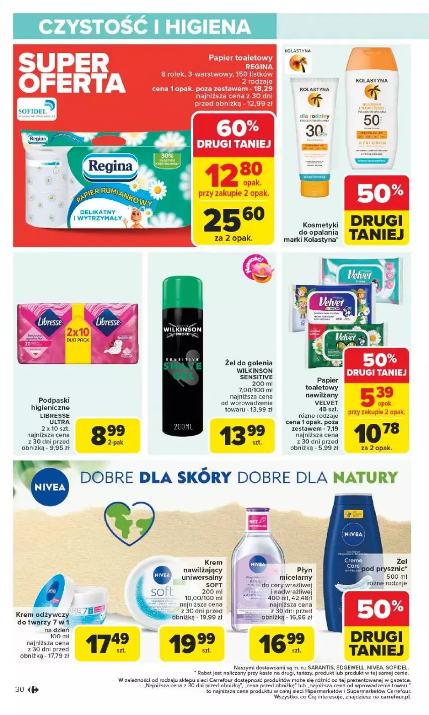 Gazetka promocyjna Carrefour - ważna 22.04 do 27.04.2025 - strona 26 - produkty: Gin, Nivea, Podpaski, Velvet
