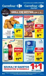 Gazetka promocyjna Carrefour - Gazetka - ważna od 27.04 do 27.04.2025 - strona 1 - produkty: Papier, Ziemniaki, Coca-Cola, Ręcznik, Napój gazowany, Crunchips, Fanta, Sprite, Napój, LG, Fa