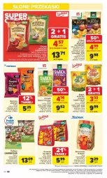 Gazetka promocyjna Carrefour - Gazetka - ważna od 27.04 do 27.04.2025 - strona 17 - produkty: Pistacje, Por, Orzeszki, Chipsy, Chrupki, Bajgle, Przysnacki, Lorenz, Krakersy, Fa