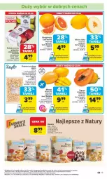 Gazetka promocyjna Carrefour - Gazetka - ważna od 27.04 do 27.04.2025 - strona 7 - produkty: Papaja, Ananas, Popcorn, Mango, Melon, Jabłka, Grejpfrut, HP