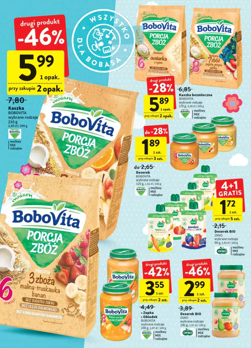 Gazetka promocyjna Intermarche - ważna 20.04 do 27.04.2022 - strona 28 - produkty: BoboVita, Deser, Miecz, Ser, Serek