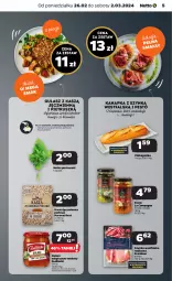 Gazetka promocyjna Netto - Artykuły spożywcze - Gazetka - ważna od 02.03 do 02.03.2024 - strona 5 - produkty: Kasza jęczmienna, Szynka, Pesto, Bagietka, Półbagietka, Pudliszki, Natka pietruszki, Kasza, Omega-3, Fa