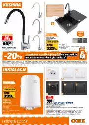 Gazetka promocyjna Obi - Gazetka OBI - Gazetka - ważna od 29.07 do 29.07.2025 - strona 5 - produkty: Piec, Włącznik pojedynczy, Top, Por, Gra, Bateria kuchenna, Zlew, Kuchnia, Gniazdo pojedyncze, Włącznik podwójny, Ramka, Syfon, Bateria, Gres, Lazur