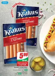 Gazetka promocyjna Dino - Gazetka 27 / 2024 - Gazetka - ważna od 09.07 do 09.07.2024 - strona 44 - produkty: Krakus, Parówki, Parówki z szynki