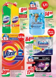 Gazetka promocyjna Dino - Gazetka 27 / 2024 - Gazetka - ważna od 09.07 do 09.07.2024 - strona 67 - produkty: Domestos, Coccolino, Finish, Proszek do prania, Dell, Vizir, Płyn do płukania, Płyn do mycia, Zmywarki, Kapsułki do prania