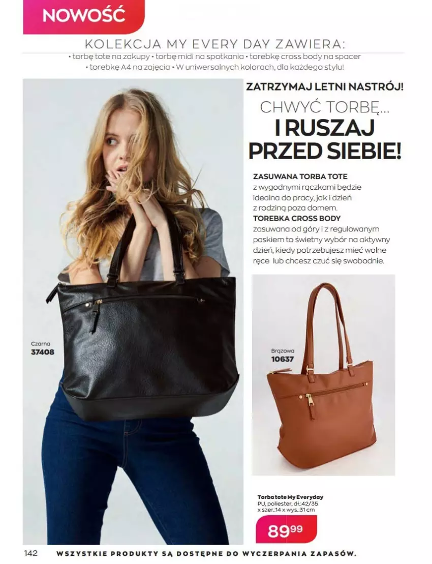 Gazetka promocyjna Avon - Katalog Avon 8/2022 kampania sierpień - ważna 01.08 do 31.08.2022 - strona 142 - produkty: Acer, Body, Torba, Torebka