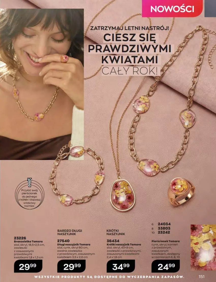 Gazetka promocyjna Avon - Katalog Avon 8/2022 kampania sierpień - ważna 01.08 do 31.08.2022 - strona 151 - produkty: Asus, Bransoletka, Cynk, Naszyjnik, Pierścionek, Zawieszki