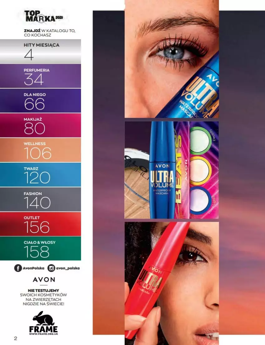 Gazetka promocyjna Avon - Katalog Avon 8/2022 kampania sierpień - ważna 01.08 do 31.08.2022 - strona 2 - produkty: Fa, Koc, Zwierzęta