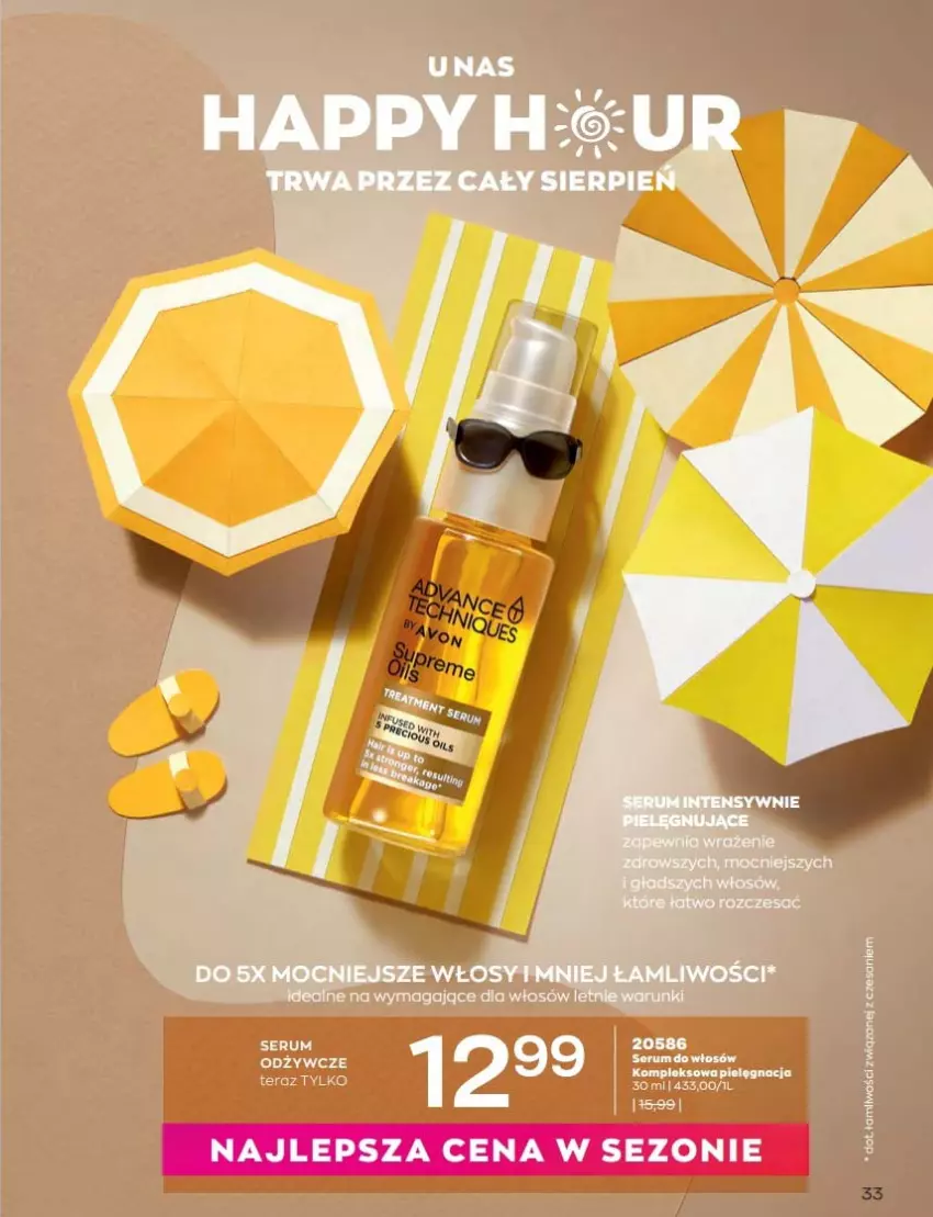 Gazetka promocyjna Avon - Katalog Avon 8/2022 kampania sierpień - ważna 01.08 do 31.08.2022 - strona 33 - produkty: Rum, Ser, Serum, Tera