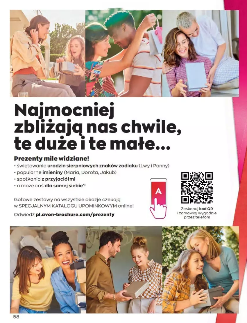 Gazetka promocyjna Avon - Katalog Avon 8/2022 kampania sierpień - ważna 01.08 do 31.08.2022 - strona 58 - produkty: Telefon