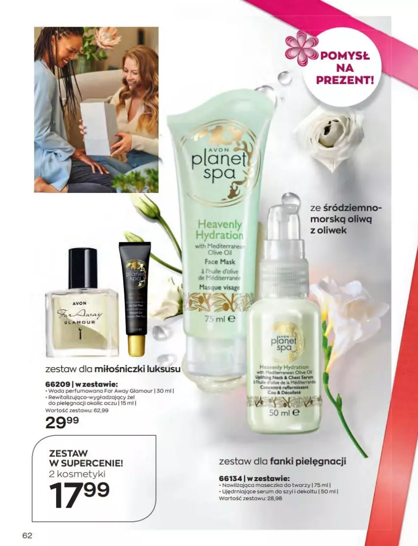 Gazetka promocyjna Avon - Katalog Avon 8/2022 kampania sierpień - ważna 01.08 do 31.08.2022 - strona 62 - produkty: Fa, Perfum, Rum, Ser, Serum, Woda, Woda perfumowana