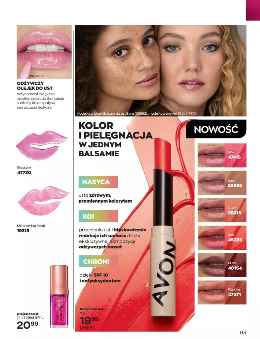 Gazetka promocyjna Avon - Katalog Avon 8/2022 kampania sierpień - ważna 01.08 do 31.08.2022 - strona 93 - produkty: Olej