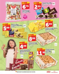 Gazetka promocyjna Topaz - Gazetka - Gazetka - ważna od 01.10 do 01.10.2025 - strona 23 - produkty: Ciastka, Top, Cukier, Rama, Wafle, Cukierki, Brownie
